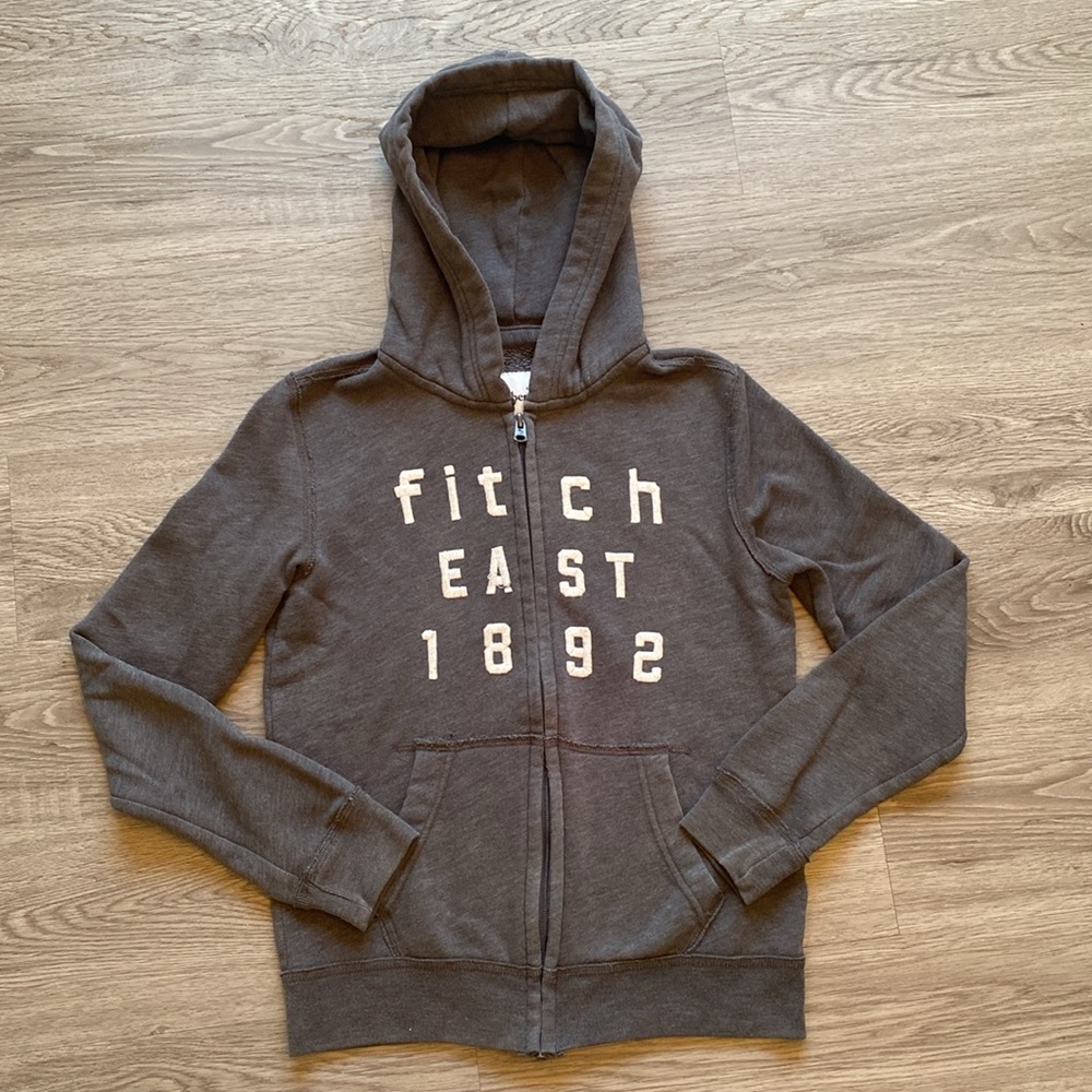 A&F  Kids Gray Hoodie Size 11/12